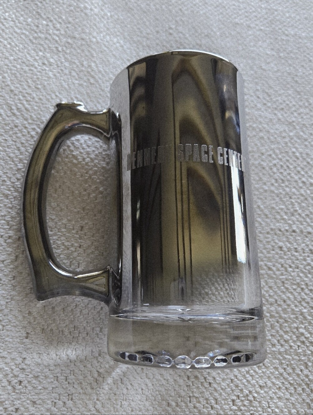 Vintage NASA Kennedy Space Center Space Shuttle Glass Smoke Mug 90s Collect - Picture 5 of 7
